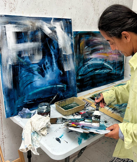 One to One painting Art Session with Kate Bosence