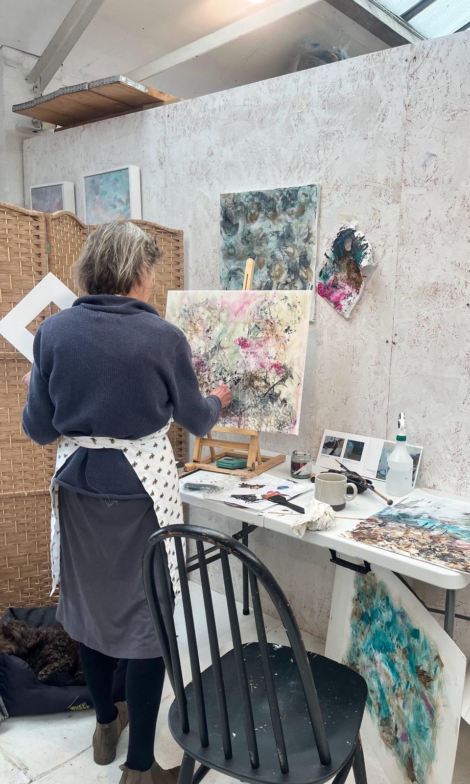 One to One painting Art Session with Kate Bosence
