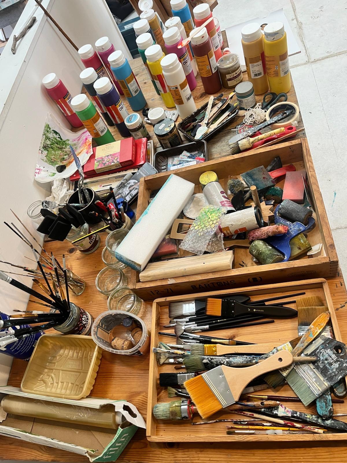 One to One painting Art Session with Kate Bosence