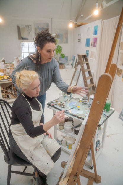 One to One painting Art Session with Kate Bosence